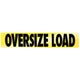 12″ x 60″ OVERSIZE LOAD REFLECTIVE ALUMINUM SIGN