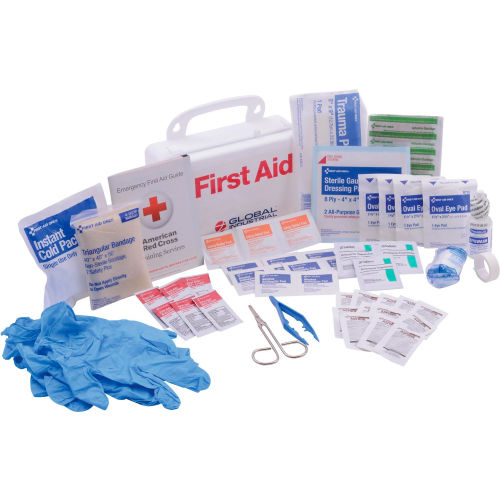 Safety - First Aid Kit, 10 Person, Plastic Case