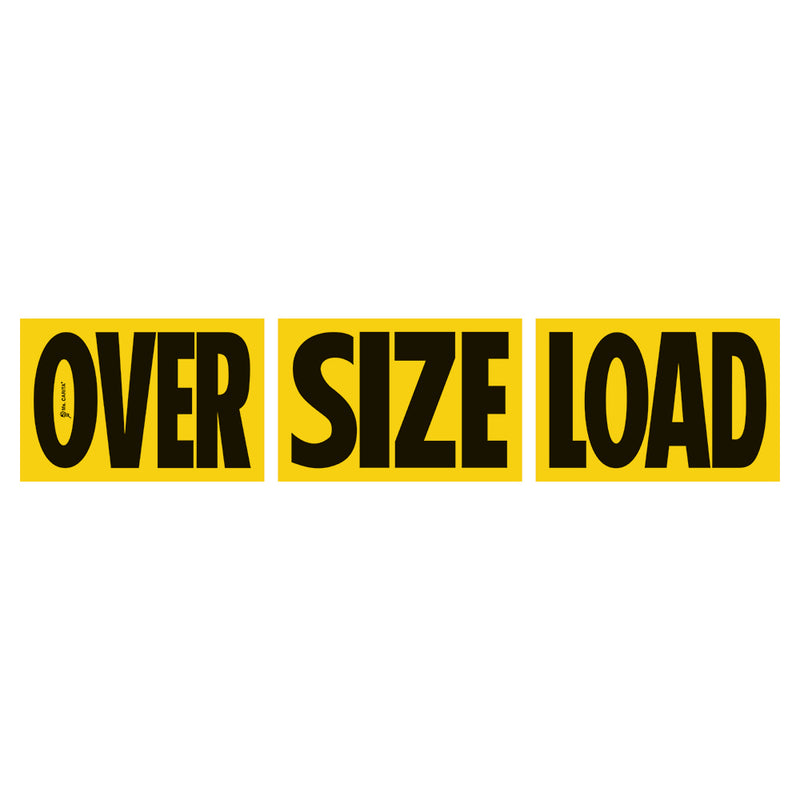 OSB - 12" x 18" 3 Piece Magnetic Sign (OVER & SIZE & LOAD)