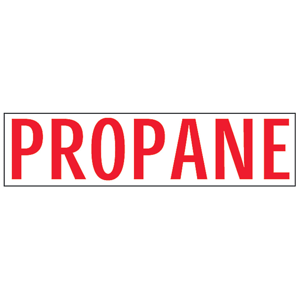 Safety - Propane Decal 6" x 24"