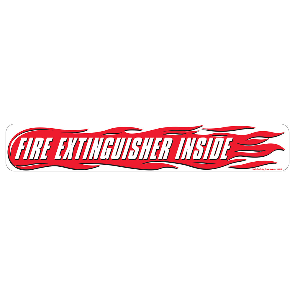 Safety - Decal - Fire Extinguisher Inside