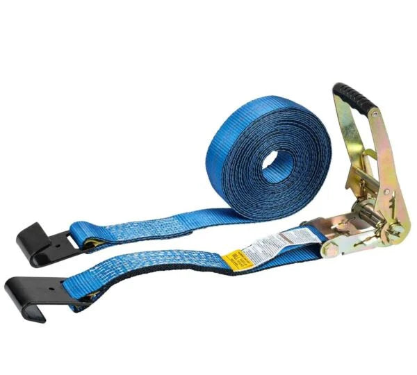 Straps - 2" X 30' Blue Ratchet w/ Flat Hook