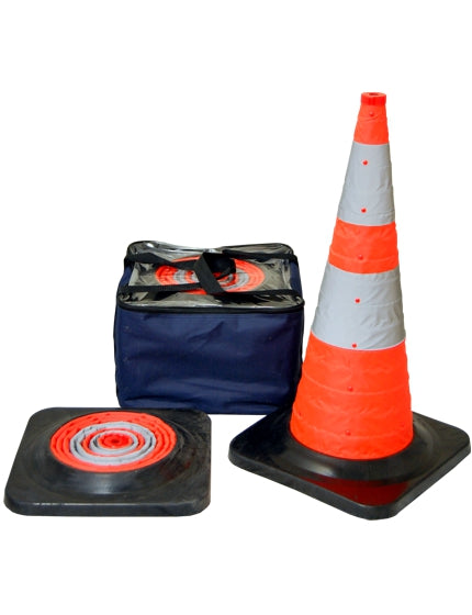 Safety 28" Collapsible Cone with Storage Bag, 5/PK